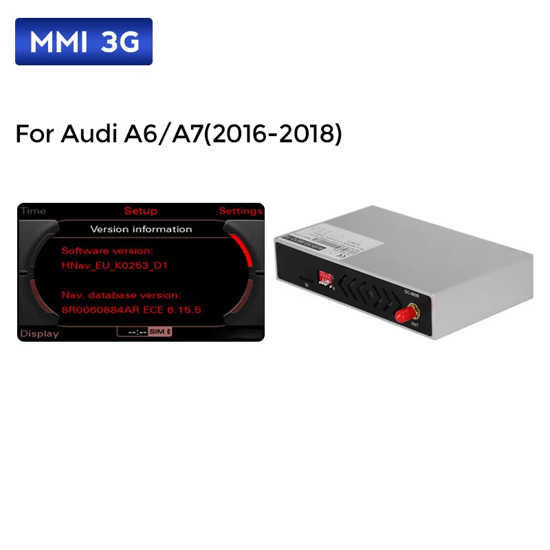 A6 A7 2016-2018 (MMI 3G)