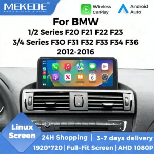 Android14 Autoradio für BMW F20 F30 F21 F22 F31 F32 F33 F34 F36 WIFI BT Mirror Link Multimedia-Player