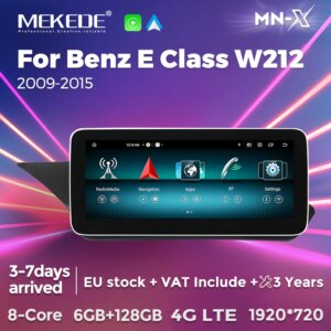 Android14 Autoradio für Mercedes E-Klasse W212 S212 Auto-Multimedia-Player Android Auto Stereo 4G DSP