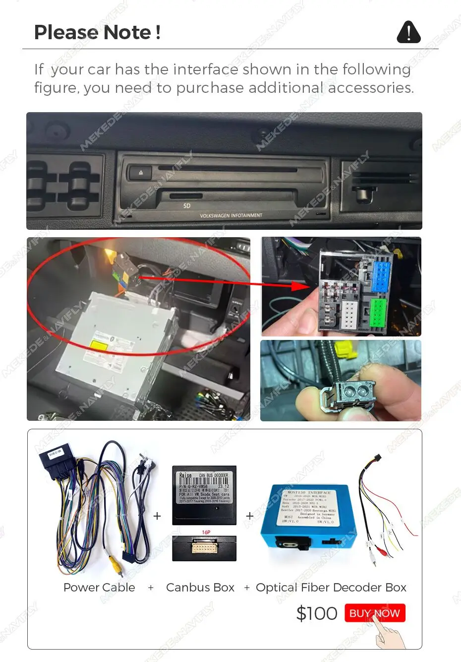 MEKEDE Autoradio Für Volkswagen VW Golf 7 MK7 2012 2013-2020 Drahtlose Carplay Android Auto Multimedia GPS 2Din RDS BT Autoradio