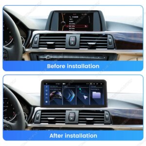 Alternative view of Android Autoradio für bmw 1 2 3 4 serie f20 f21 f22 f30 f31 f32 f33 f34 f36 4g Multimedia CarPlay AndroidAuto