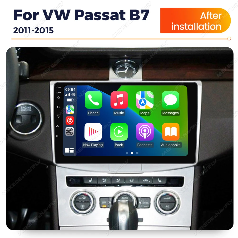 8 Core Android 14 Auto Radio Für VW Volkswagen Passat 7 B7 CC 2010-2015 Multimedia Video Player Carplay auto Stereo 2Din KEINE DVD