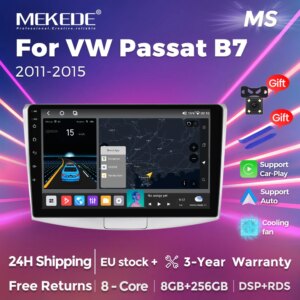 Android 14 Autoradio für VW Volkswagen Passat 7 B7 CC 2010-2015 Multimedia Video Player Carplay auto Stereo 2Din