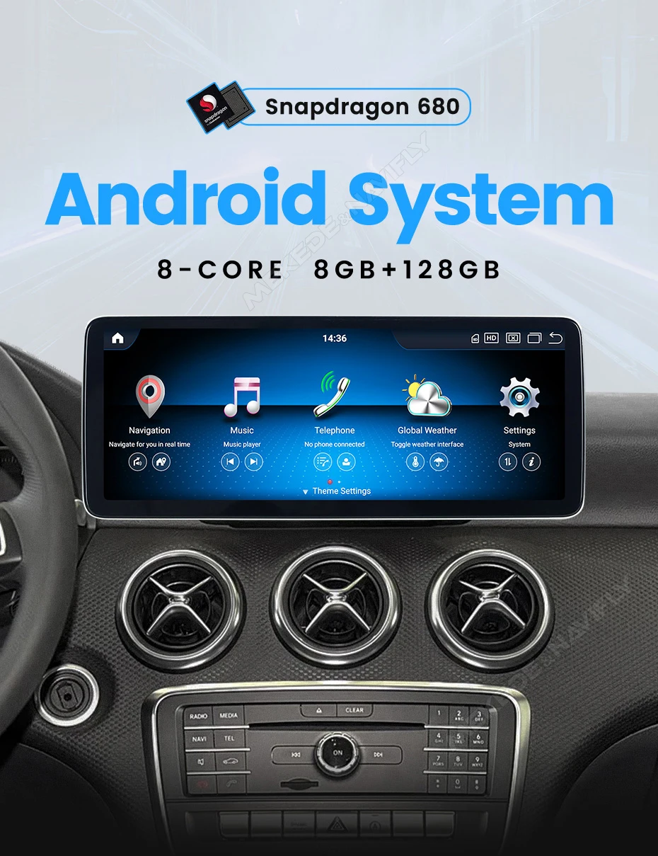 MEKEDE Qualcomm 680 Autoradio mit Wireless CarPlay und Android Auto für Mercedes Benz B-Klasse W245 W246 DSP BT 4G GPS Intelligentes System MEKEDE Qualcomm 680 Autoradio mit Wireless CarPlay und Android Auto für Mercedes Benz B-Klasse W245 W246 DSP BT 4G GPS Intelligentes System