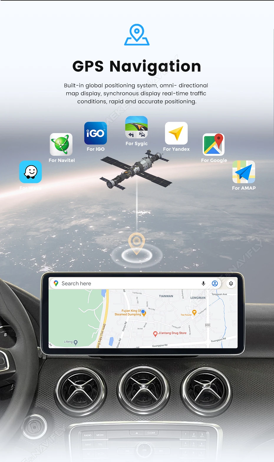 MEKEDE 8-Kern Wireless Carplay Android Auto für Mercedes Benz Klasse E C207 W207 A207 Autoradio Multimedia Player GPS 4G LTE DSP