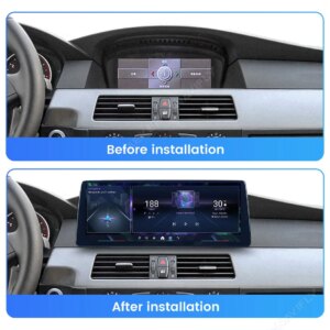 Alternative view of Android Auto-Multimedia-Player für BMW 5er Serie E60 E61 E63 E64 Qualcomm 680 Wireless CarPlay Android Auto Dual BT