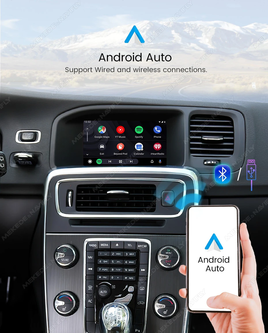 Auto CarPlay Decoder Box Für Volvo S60L XC-60 V60 V40 Unterstützung Drahtlose CarPlay Android Auto Original Rück Kamera Spiegel link Auto CarPlay Decoder Box Für Volvo S60L XC-60 V60 V40 Unterstützung Drahtlose CarPlay Android Auto Original Rück Kamera Spiegel link