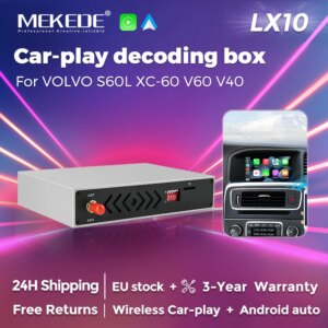 Auto CarPlay Decoder Box Für Volvo S60L XC-60 V60 V40 Unterstützung Drahtlose CarPlay Android Auto Original Rück Kamera Spiegel link