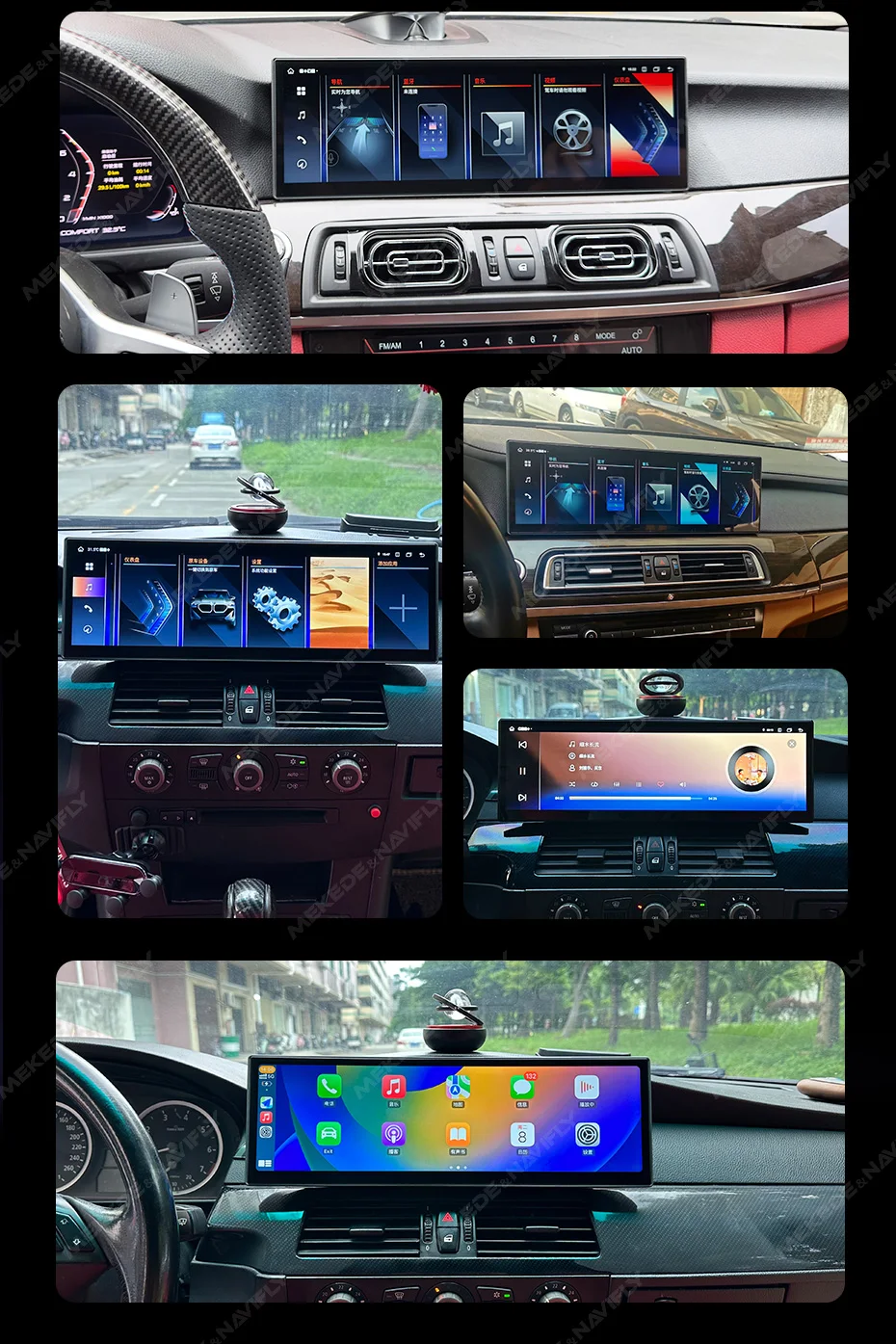 15 Zoll 3k Touchscreen Android 14 Wireless Carplay Auto Autoradio Multimedia-Player für BMW 5er F10 F11 520i GPS DSP 4G BT