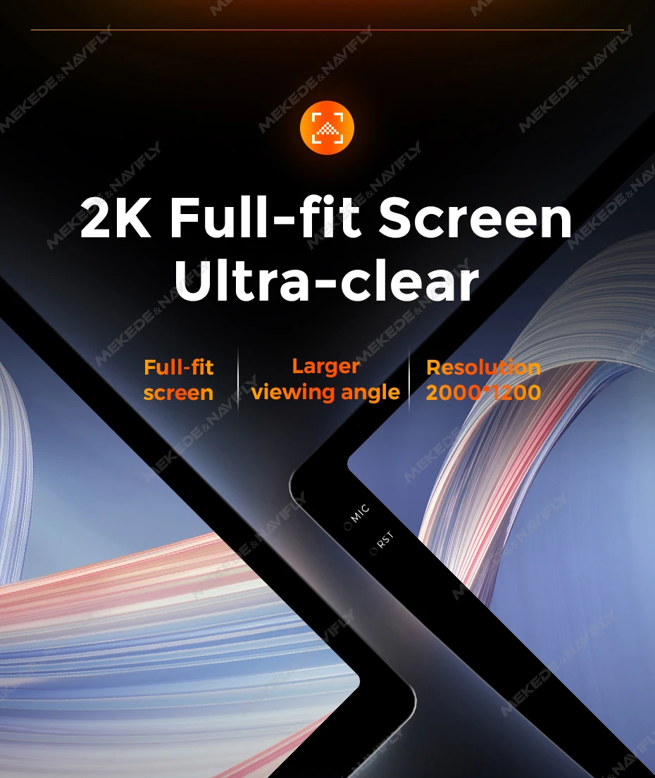 Navifly Android 14 10 zoll 2K QLED Touchscreen 2DIN Für Skoda Fabia 2 2007-2014 Drahtlose Carplay Android AUTO Auto Stereo Radio