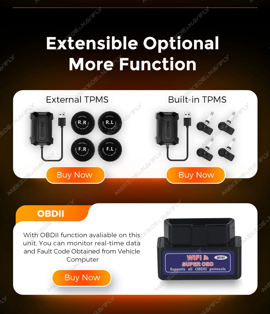 Navifly Android 14 10 zoll 2K QLED Touchscreen 2DIN Für Skoda Fabia 2 2007-2014 Drahtlose Carplay Android AUTO Auto Stereo Radio