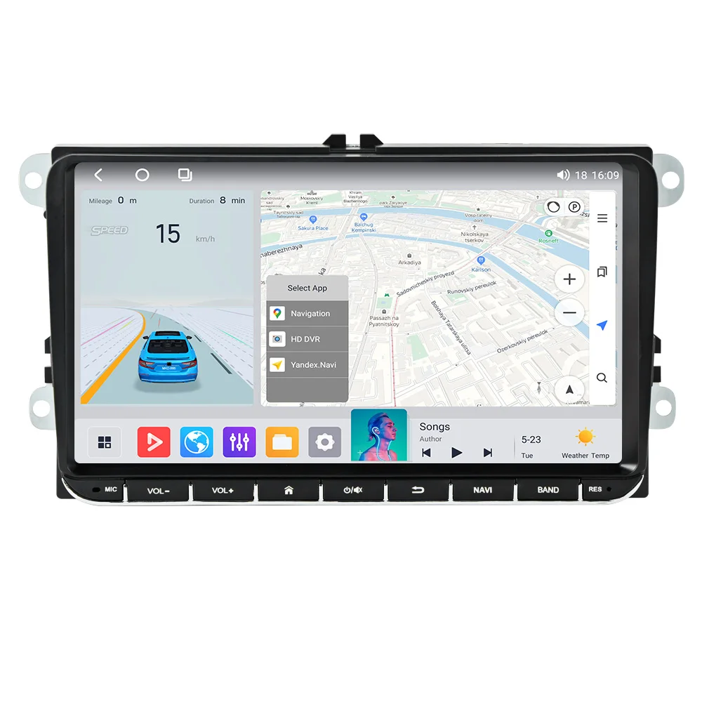 MEKEDE 9 zoll CarPlay Android Auto Auto Radio Für VW Volkswagen Golf Passat B6 B7 Skoda Seat Octavia Polo Tiguan Jetta DSP RDS GPS