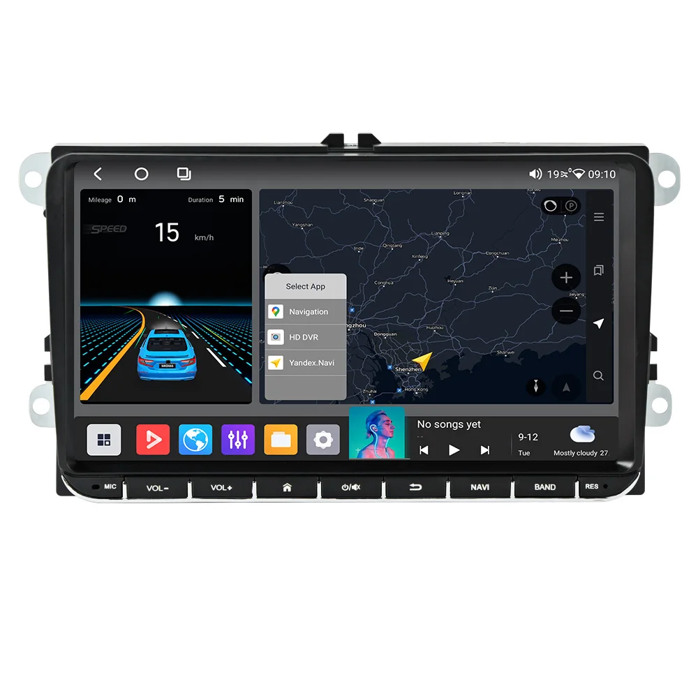 MEKEDE 9 zoll CarPlay Android Auto Auto Radio Für VW Volkswagen Golf Passat B6 B7 Skoda Seat Octavia Polo Tiguan Jetta DSP RDS GPS