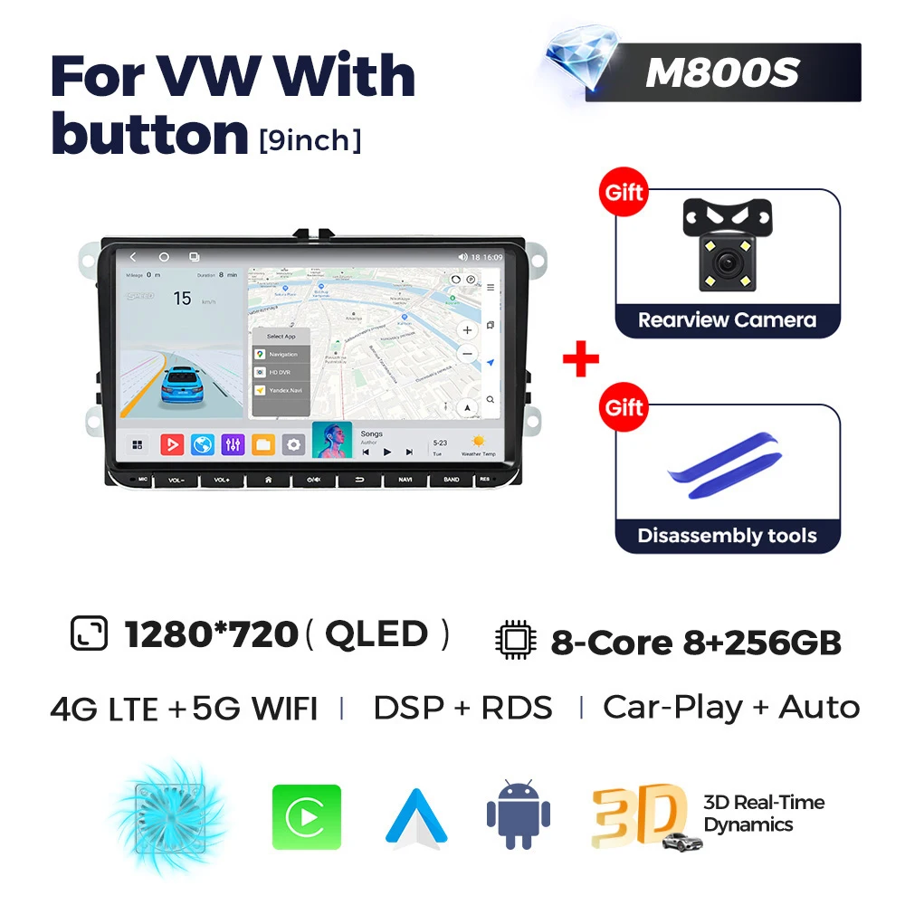 9 inch M800S 8-256GB