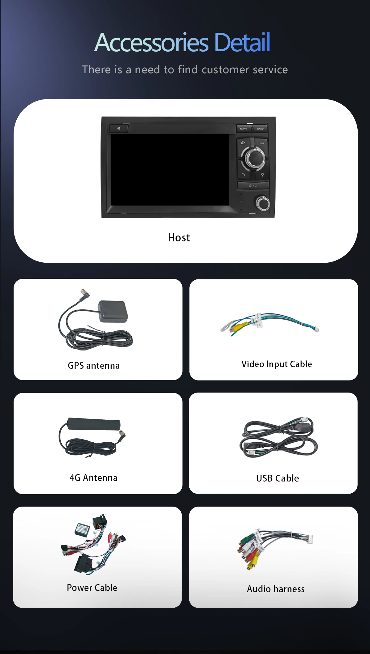 Android14 Drahtlose Carplay Auto Multimedia-Player Für Audi A4 2002-2008 S4 RS4 B6 B7 8H Wifi radio AI Stimme Navigation IPS GPS