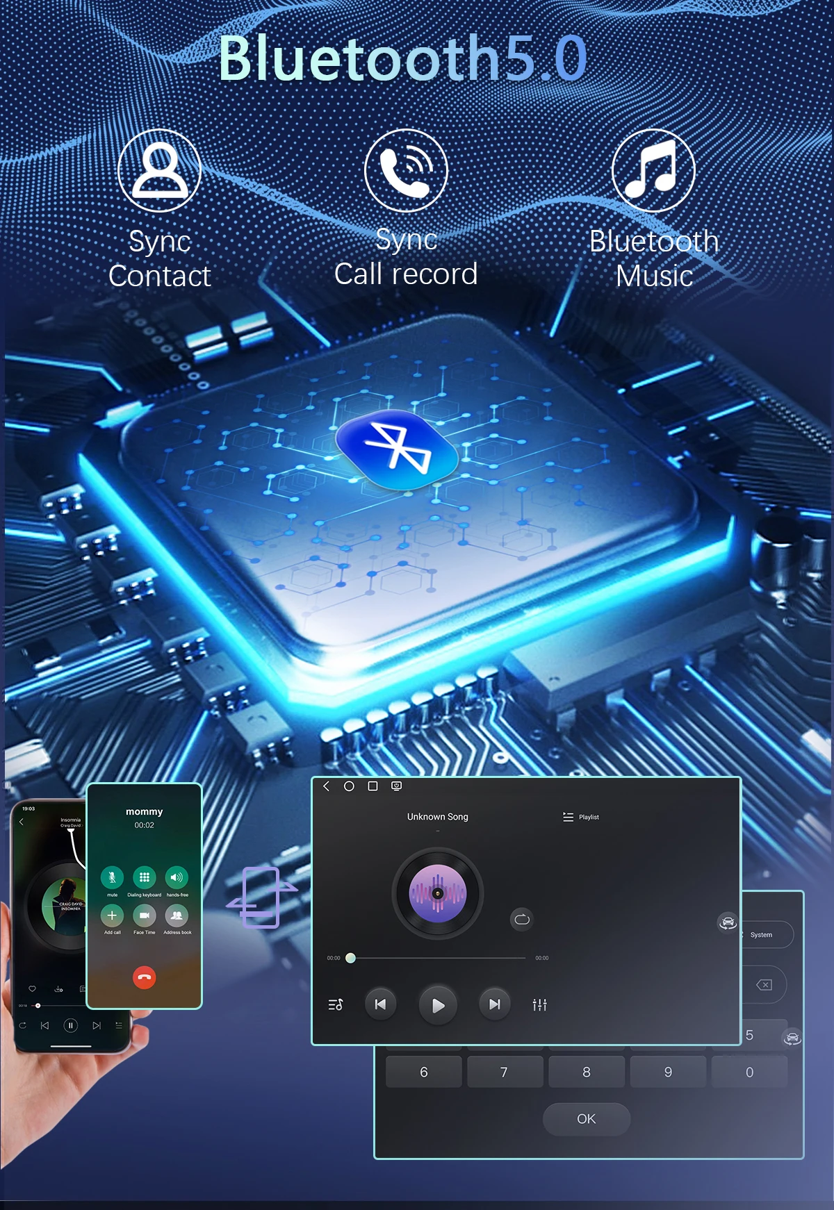 Android14 Drahtlose Carplay Auto Multimedia-Player Für Audi A4 2002-2008 S4 RS4 B6 B7 8H Wifi radio AI Stimme Navigation IPS GPS