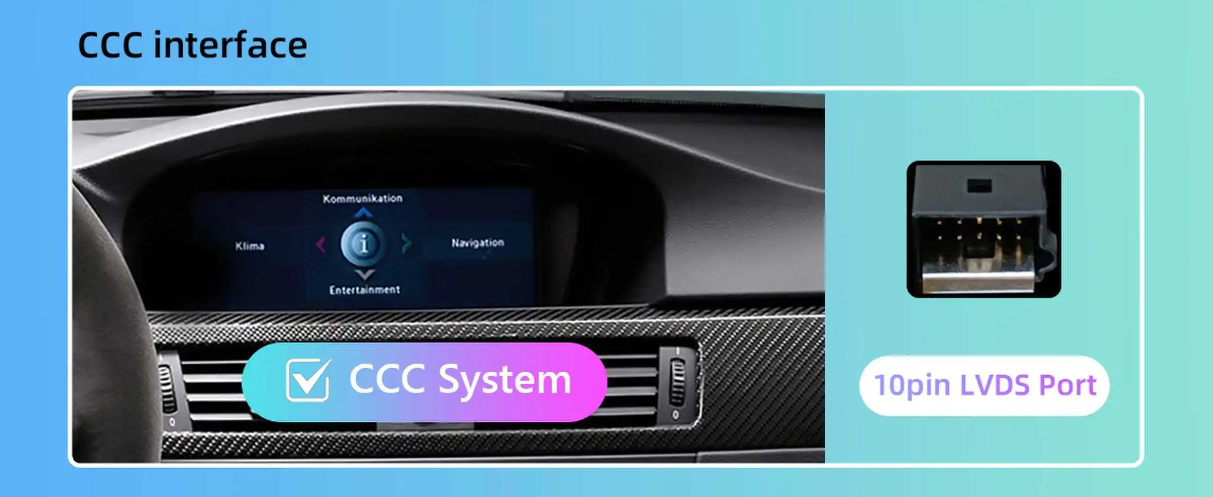 Uckazy 15,8 Touchscreen-Autoradio für BMW 7er F01 F02 F03 F04 2009–2015 CIC NBT System GPS-Navigation Multimedia-Display Head Unit Video Player Carplay
