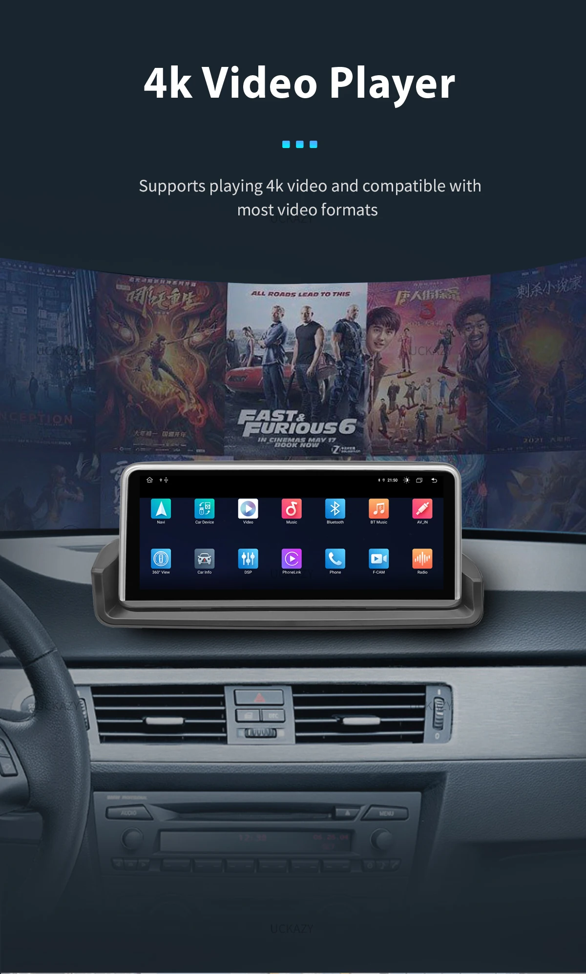 10.25 ''Snapdragon 2005 Wireless Carplay Android 14 Autoradio für BMW E90 E91 E92 E93 2012-2015 Bildschirm Multimedia Audio Head Unit 10.25 ''Snapdragon 2005 Wireless Carplay Android 14 Autoradio für BMW E90 E91 E92 E93 2012-2015 Bildschirm Multimedia Audio Head Unit