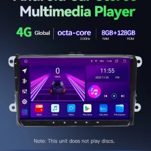 Alternative view of Autoradio Android14 für VW,Seat,Skoda Multimedia Carplay 4G Auto