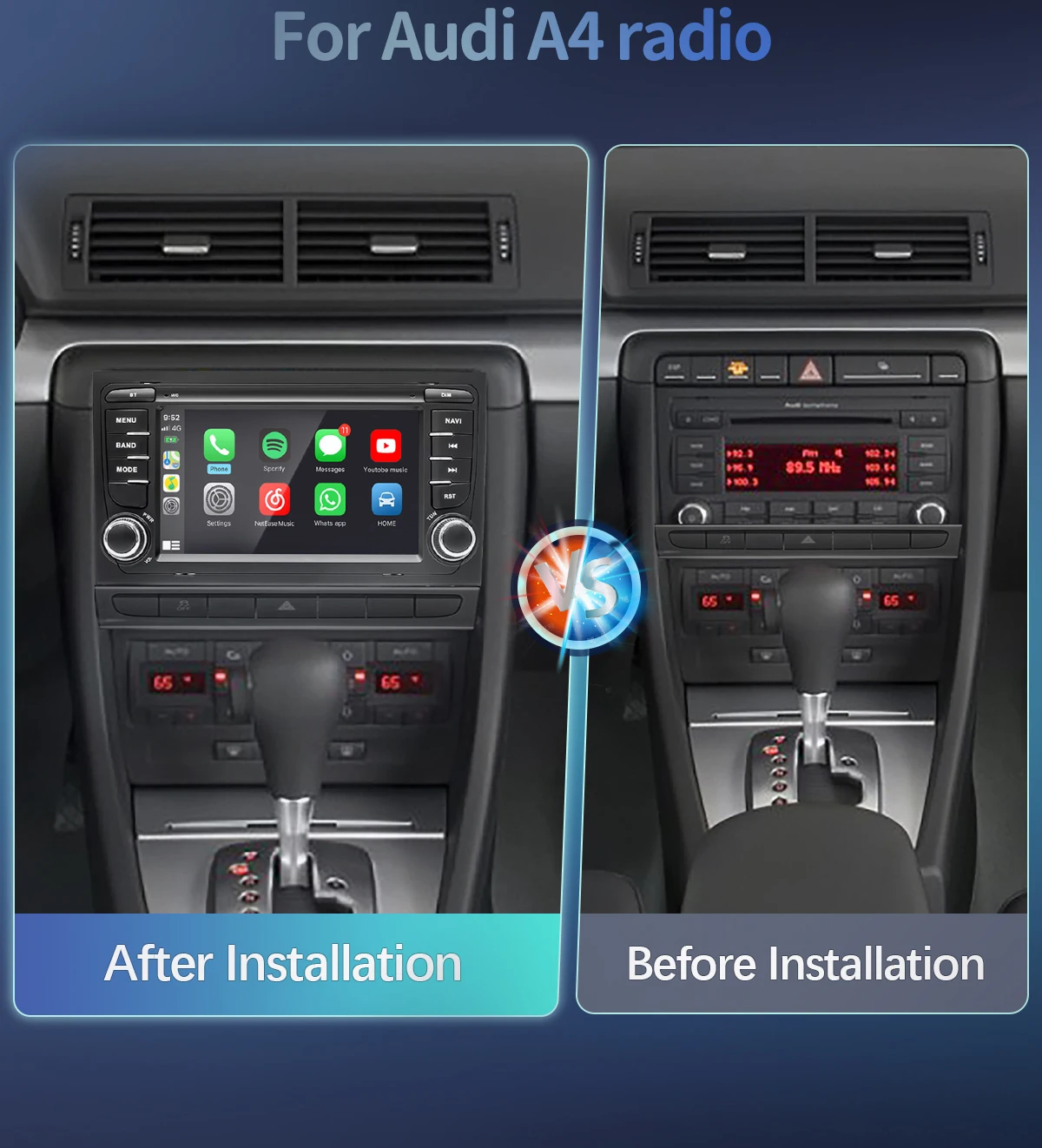 2 din android 14 autoradio für audi a4 b6 b7 s4 b7 b6 rs4 sitz exeo 2012-2015 rs4 b7 radio 2014-2018 multimedia gps audio stereo 2 din android 14 autoradio für audi a4 b6 b7 s4 b7 b6 rs4 sitz exeo 2012-2015 rs4 b7 radio 2014-2018 multimedia gps audio stereo