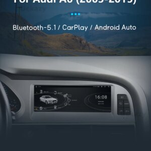 Alternative view of Android14 Autoradio für Audi a6 c6 4f 2011-mmi 2g 3g Multimedia Carplay Bildschirm