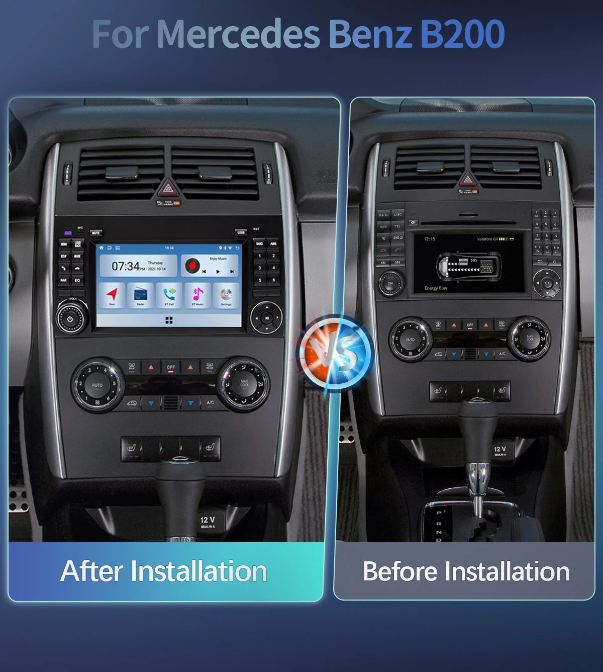 2 Din Android 14 Autoradio Für Mercedes Sprinter Benz B200 Vito W639 Viano B Klasse W169 W245 W209 Multimedia audio StereoCarplay 2 Din Android 14 Autoradio Für Mercedes Sprinter Benz B200 Vito W639 Viano B Klasse W169 W245 W209 Multimedia audio StereoCarplay