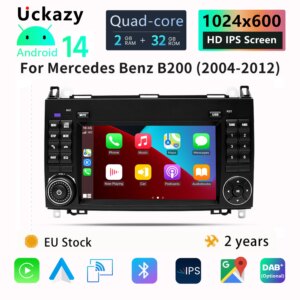 Android 14 Autoradio für Mercedes Sprinter Benz B200 Vito W639 Viano B Klasse W169 W245 W209 Multimedia