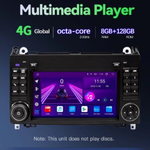 Alternative view of Android 14 Autoradio für Mercedes Sprinter Benz B200 Vito W639 Viano B Klasse W169 W245 W209 Multimedia