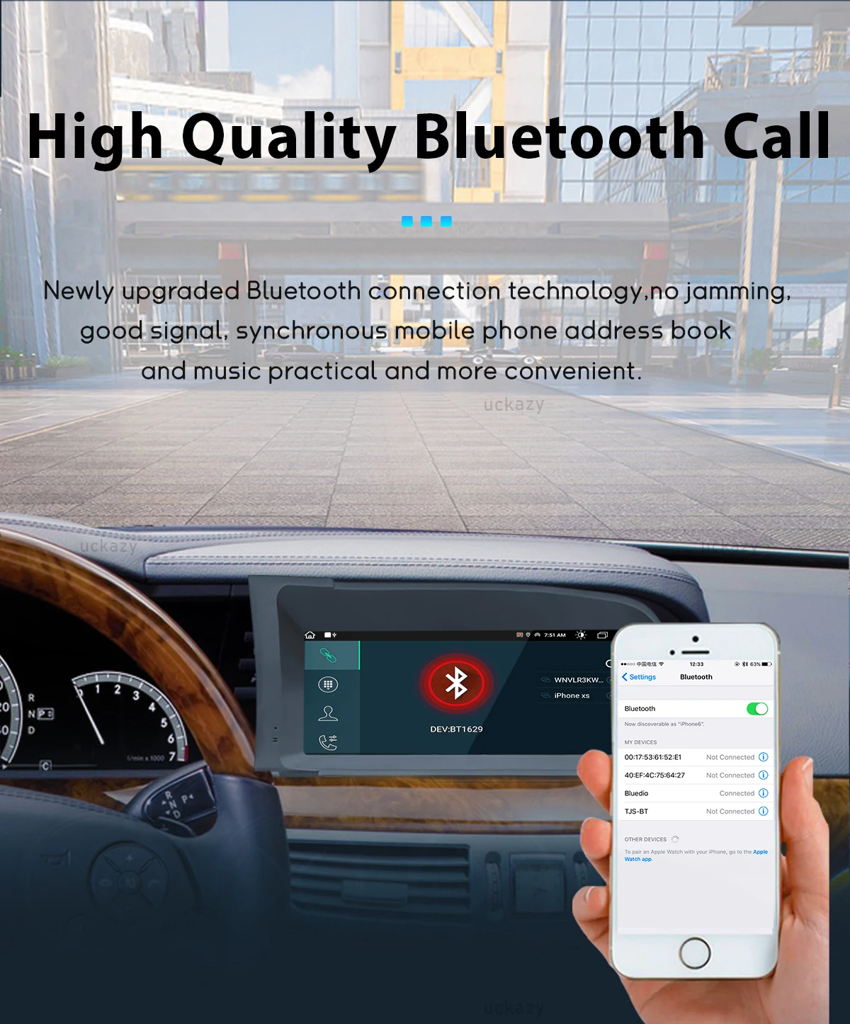 8GB kabelloses Carplay Android 14 Autoradio GPS-Navigation für Mercedes Benz S-Klasse W221 3.0/3,5 Multimedia-Bildschirm Audio Stereo4g