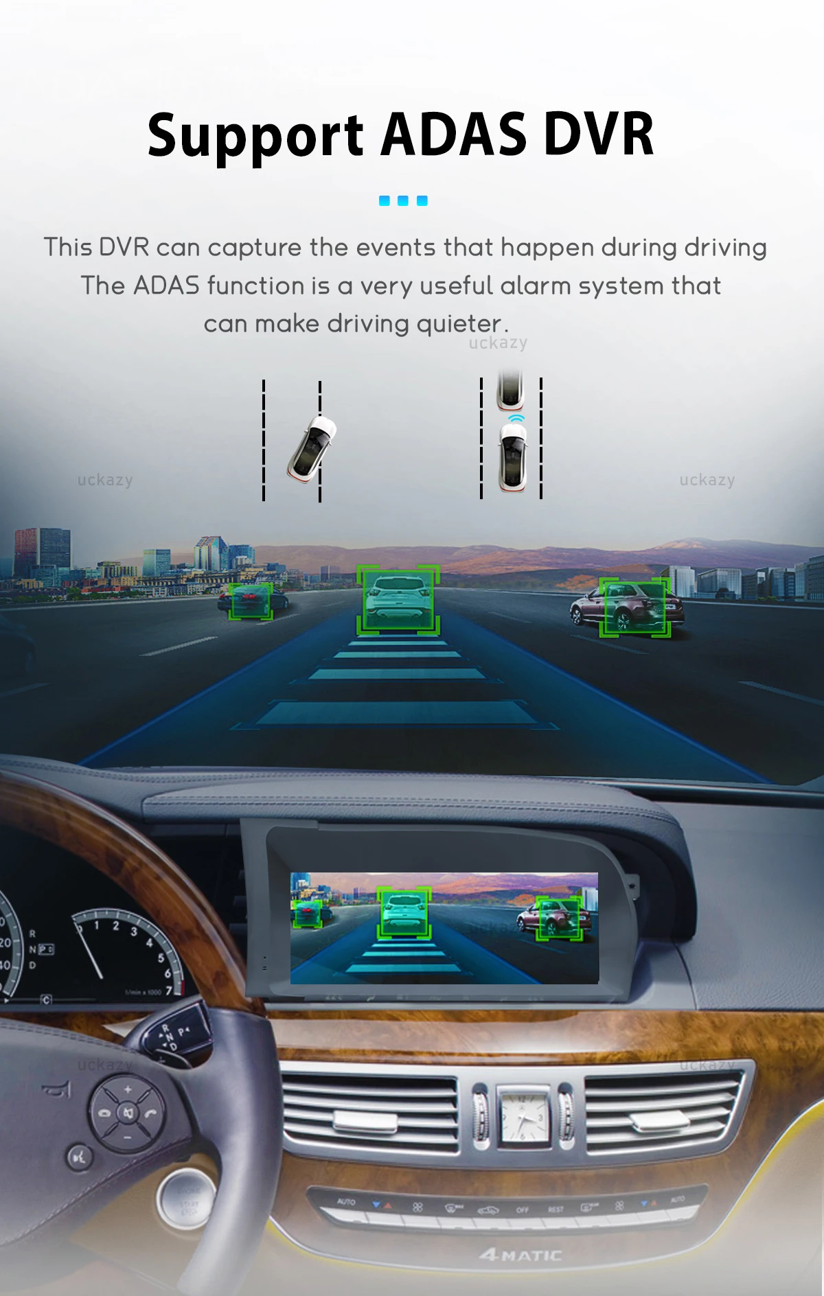 8GB kabelloses Carplay Android 14 Autoradio GPS-Navigation für Mercedes Benz S-Klasse W221 3.0/3,5 Multimedia-Bildschirm Audio Stereo4g