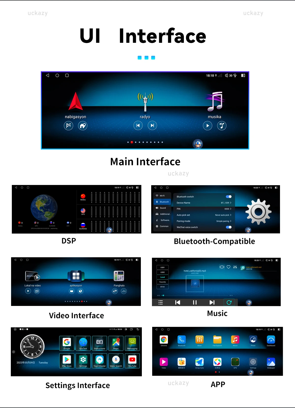 8GB kabelloses Carplay Android 14 Autoradio GPS-Navigation für Mercedes Benz S-Klasse W221 3.0/3,5 Multimedia-Bildschirm Audio Stereo4g