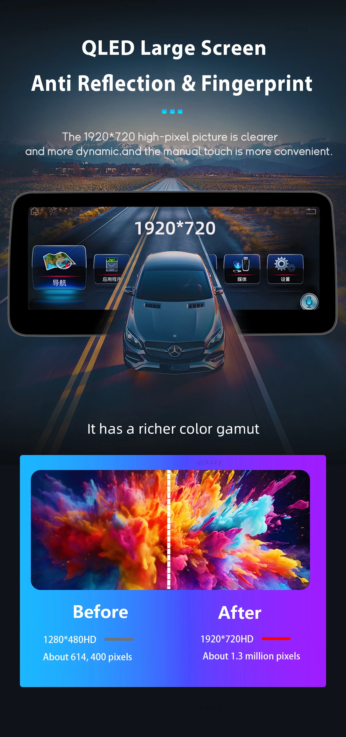 8GB kabelloses Carplay Android 14 Autoradio GPS-Navigation für Mercedes Benz S-Klasse W221 3.0/3,5 Multimedia-Bildschirm Audio Stereo4g