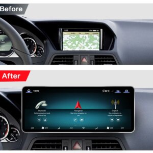 Alternative view of Android 14 Autoradio Für Mercedes Benz E-Klasse C207 W207 a207 Multimedia Bildschirm GPS Carplay