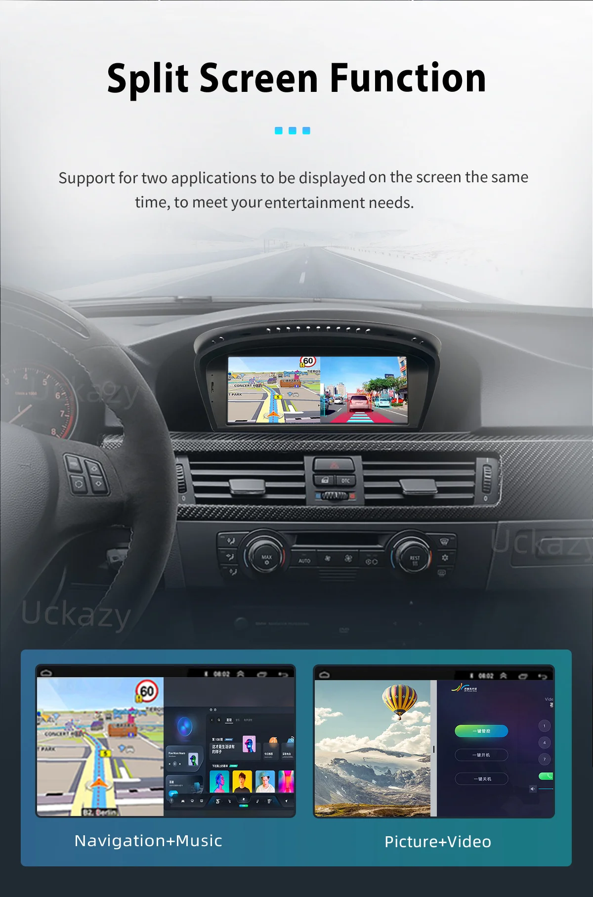 Android 14 Drahtlose Carplay Auto Multimedia Für BMW Serie 5/3 E60 E61 E62 E63 E90 E91 Radio Bildschirm CIC/CCC GPS Navigation Audio 4G Android 14 Drahtlose Carplay Auto Multimedia Für BMW Serie 5/3 E60 E61 E62 E63 E90 E91 Radio Bildschirm CIC/CCC GPS Navigation Audio 4G