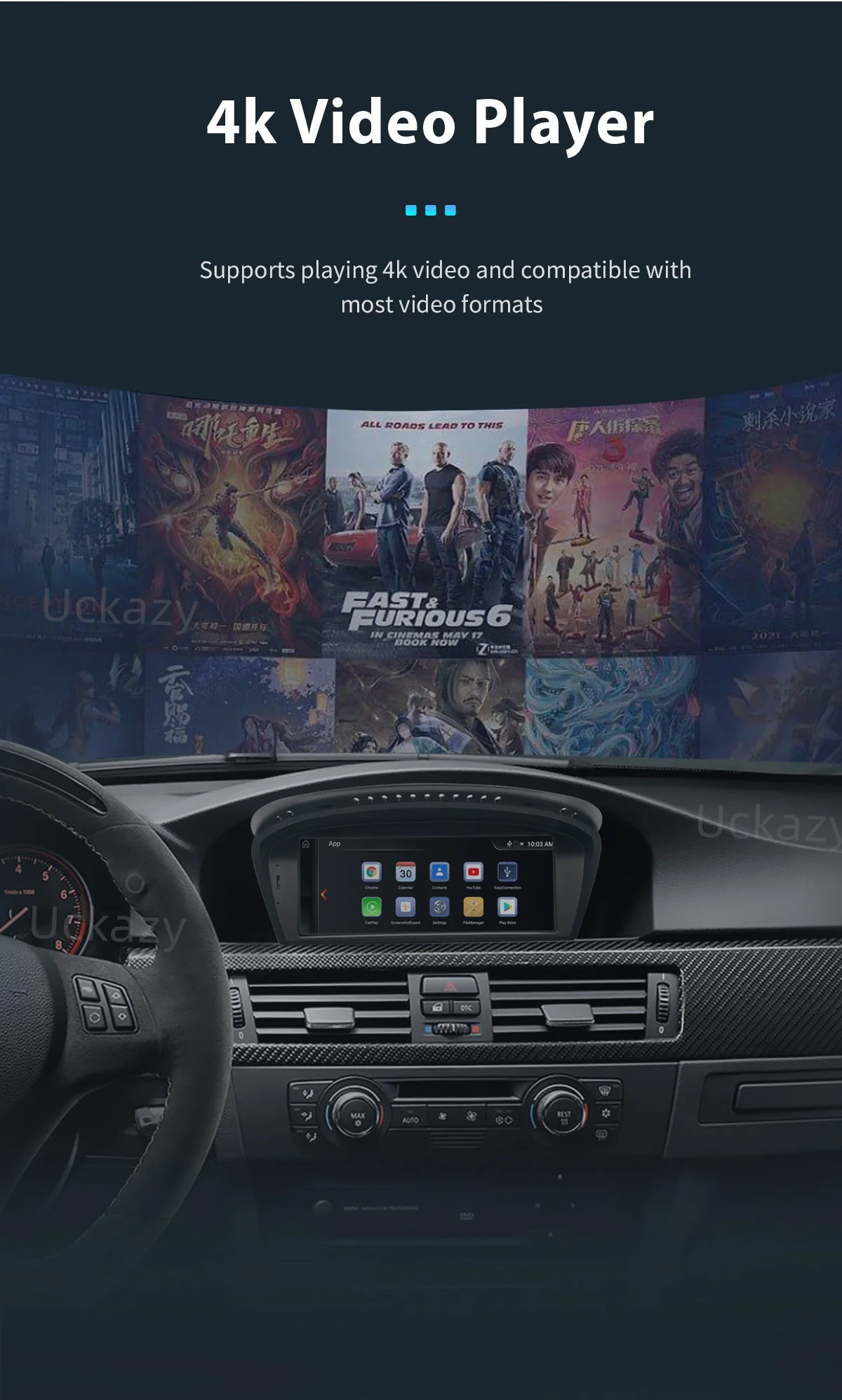 Android 14 Drahtlose Carplay Auto Multimedia Für BMW Serie 5/3 E60 E61 E62 E63 E90 E91 Radio Bildschirm CIC/CCC GPS Navigation Audio 4G Android 14 Drahtlose Carplay Auto Multimedia Für BMW Serie 5/3 E60 E61 E62 E63 E90 E91 Radio Bildschirm CIC/CCC GPS Navigation Audio 4G