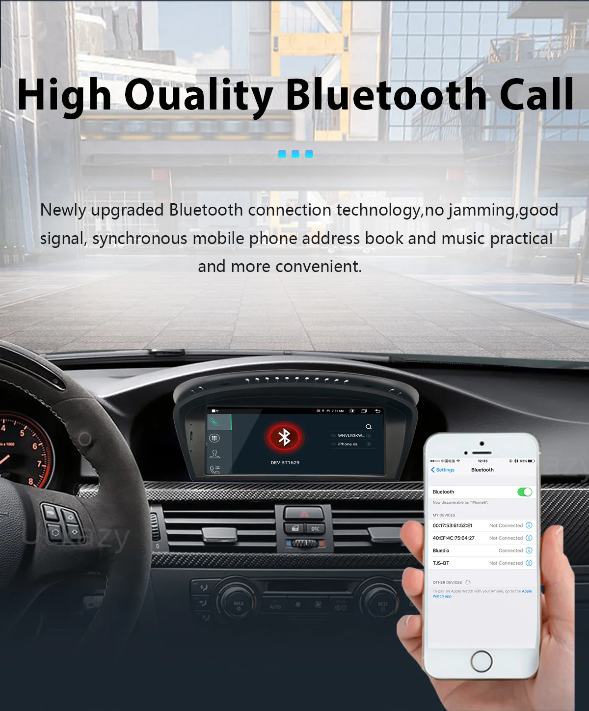 Android 14 Drahtlose Carplay Auto Multimedia Für BMW Serie 5/3 E60 E61 E62 E63 E90 E91 Radio Bildschirm CIC/CCC GPS Navigation Audio 4G Android 14 Drahtlose Carplay Auto Multimedia Für BMW Serie 5/3 E60 E61 E62 E63 E90 E91 Radio Bildschirm CIC/CCC GPS Navigation Audio 4G