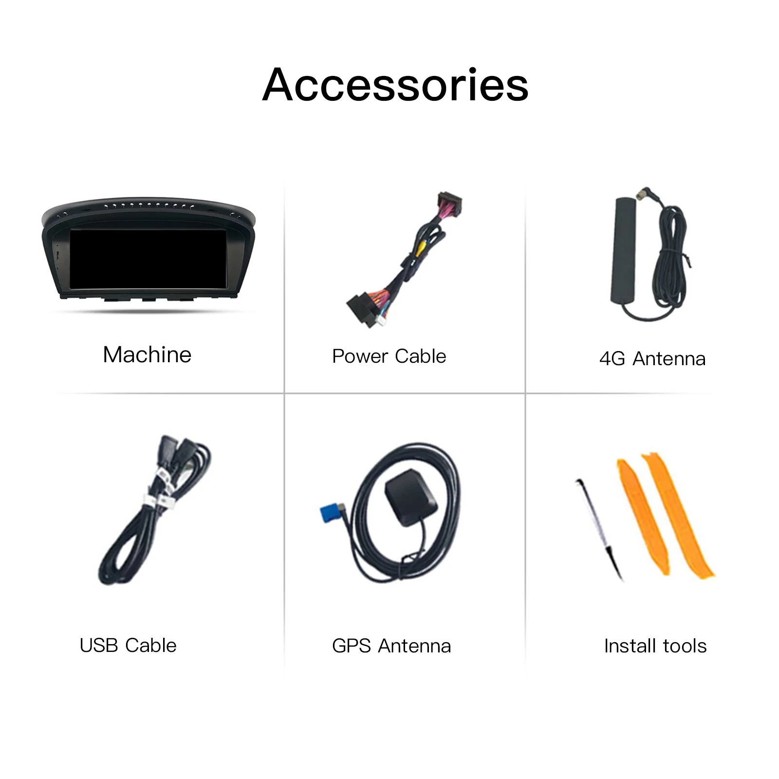 Android 14 Multimedia Für BMW Serie 5/3 E60 E61 E62 E63 E90 E91 Radio Bildschirm CIC/CCC GPS Navigation Audio 4G – Bild 7