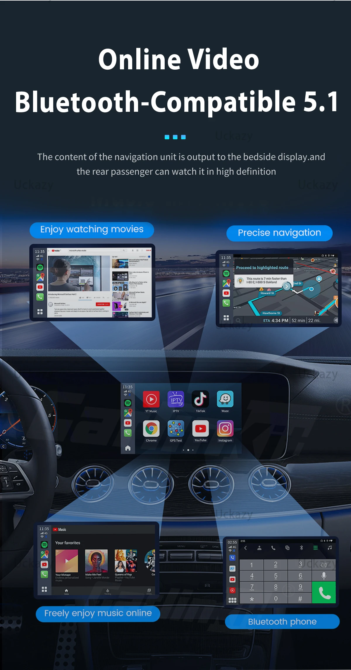 Qualcomm 2009 kabelloses carplay autoradio android 14 für mercedes benz eclass e-klasse c207 w207 a207 2012-2015 multimedia bildschirm