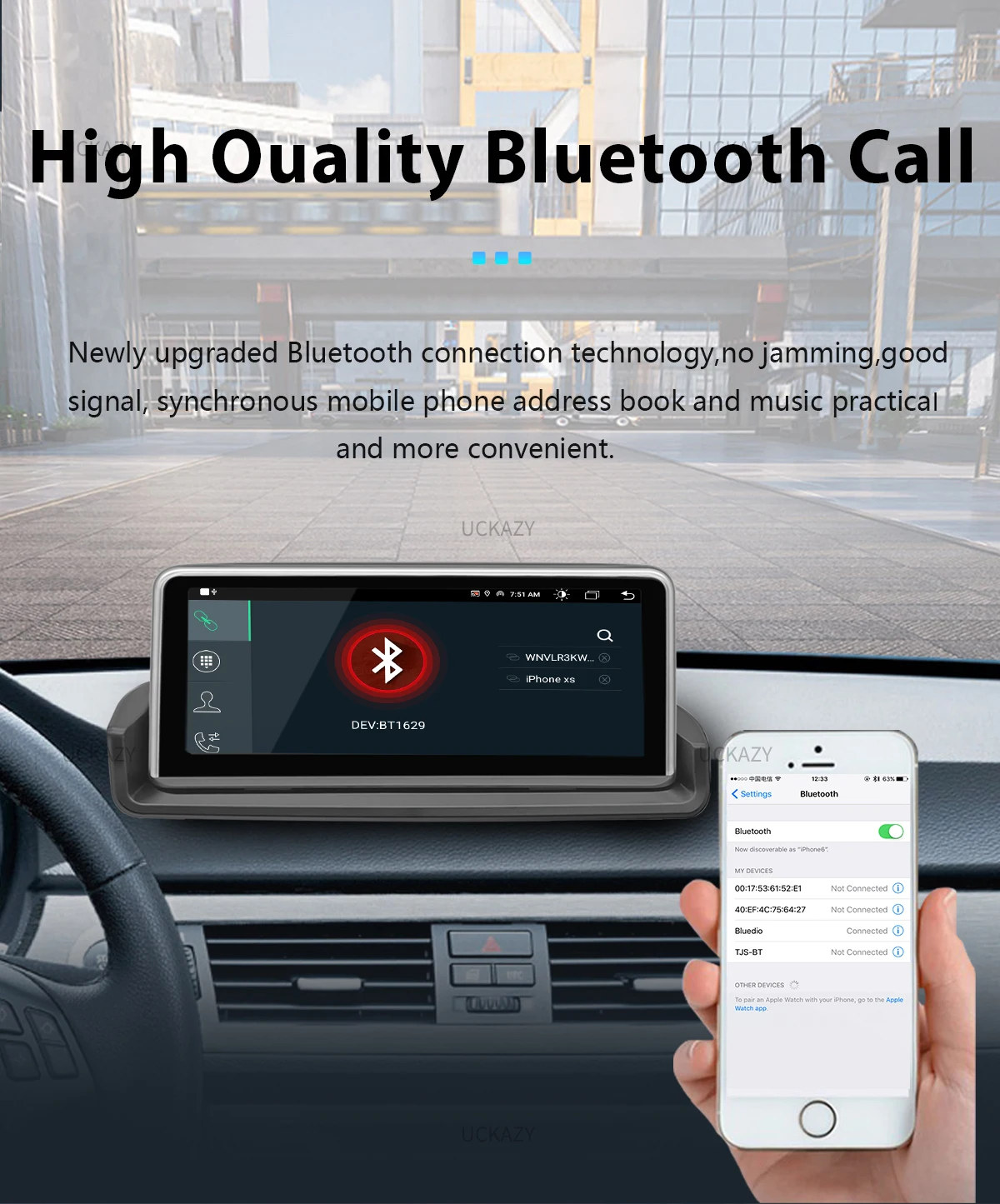 Qualcomm 2005 wireless carplay android 14 autoradio bildschirm für bmw e90 e91 e92 e93 2012-2015 multimedia head unit idrive stereo