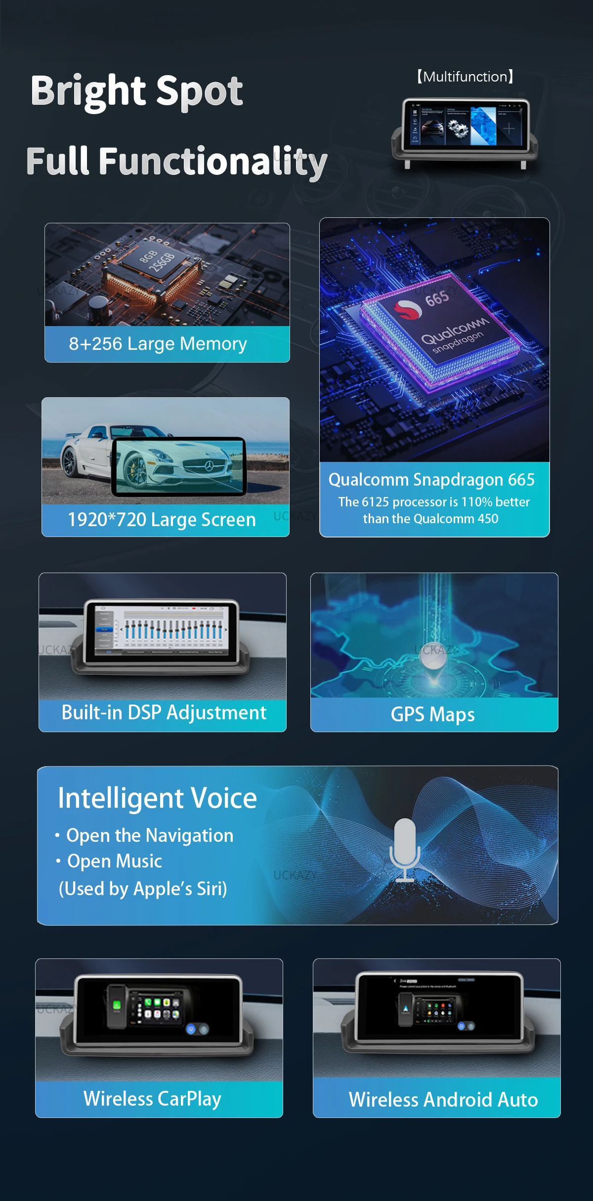 Qualcomm 2005 wireless carplay android 14 autoradio bildschirm für bmw e90 e91 e92 e93 2012-2015 multimedia head unit idrive stereo