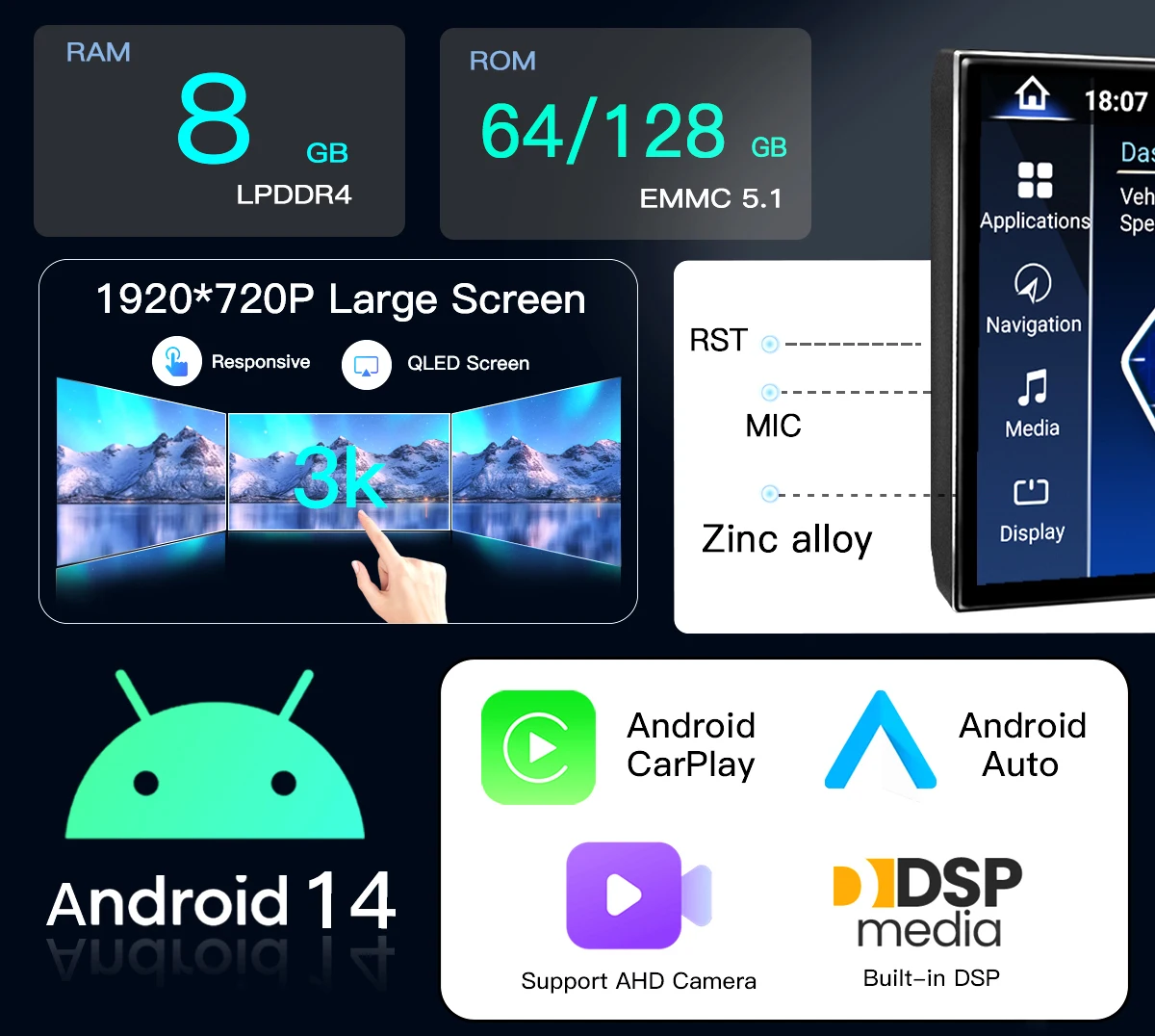 Uckazy 15,8 Touchscreen 1920*720 Touchscreen Für BMW X5 F15 X6 F16 2014-2018 NBT/EVO System Auto Radio Multimedia Player GPS Navigation WiFi BT Carplay Auto Werkzeuge