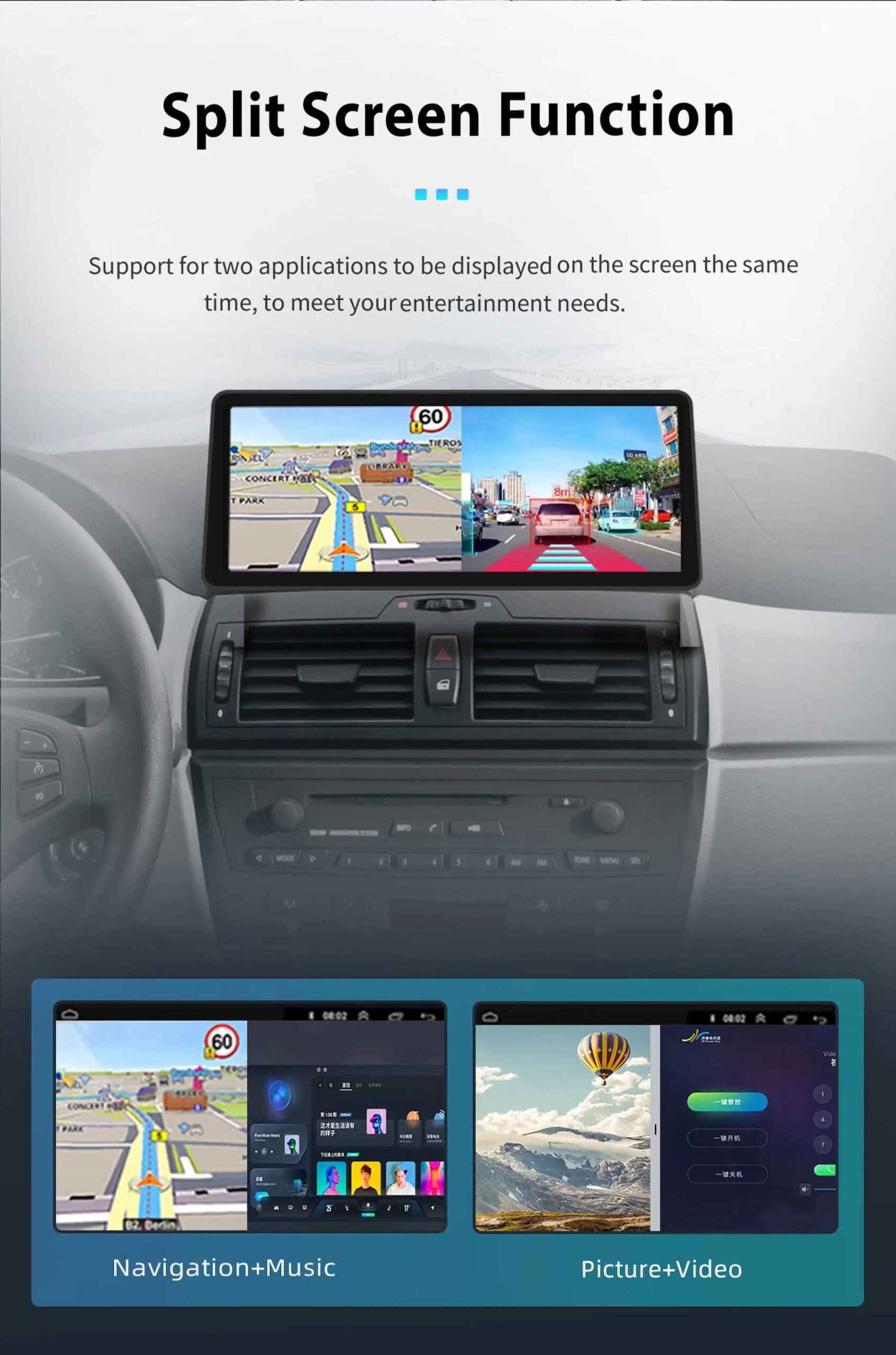 12,3 Zoll Qualcomm Snapdragon 2004 Android 14 Multimedia-Video-Stereo-Player für BMW X3 E83 2013-2017, 4g WLAN-Autoradio