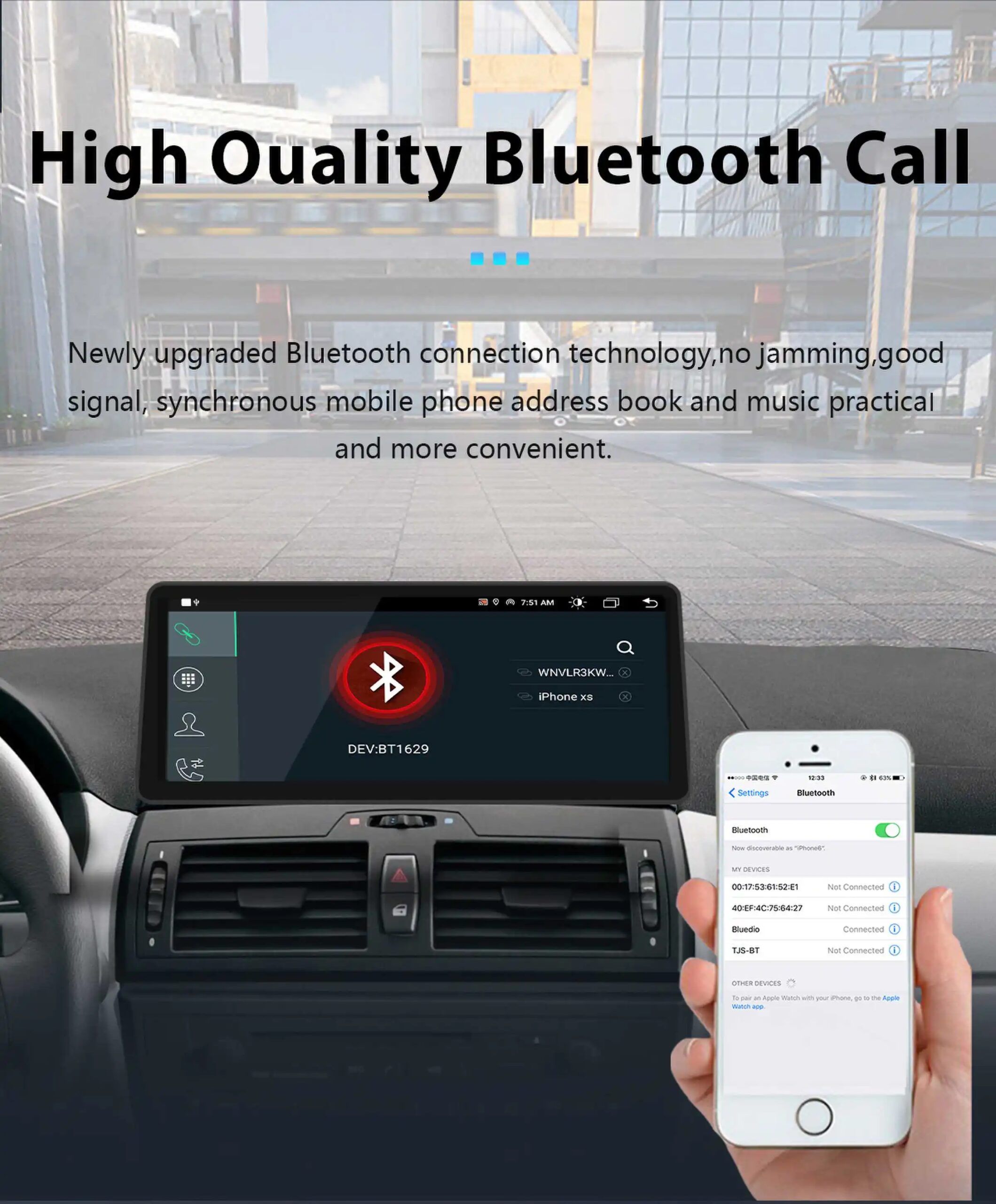 12,3 Zoll Qualcomm Snapdragon 2004 Android 14 Multimedia-Video-Stereo-Player für BMW X3 E83 2013-2017, 4g WLAN-Autoradio