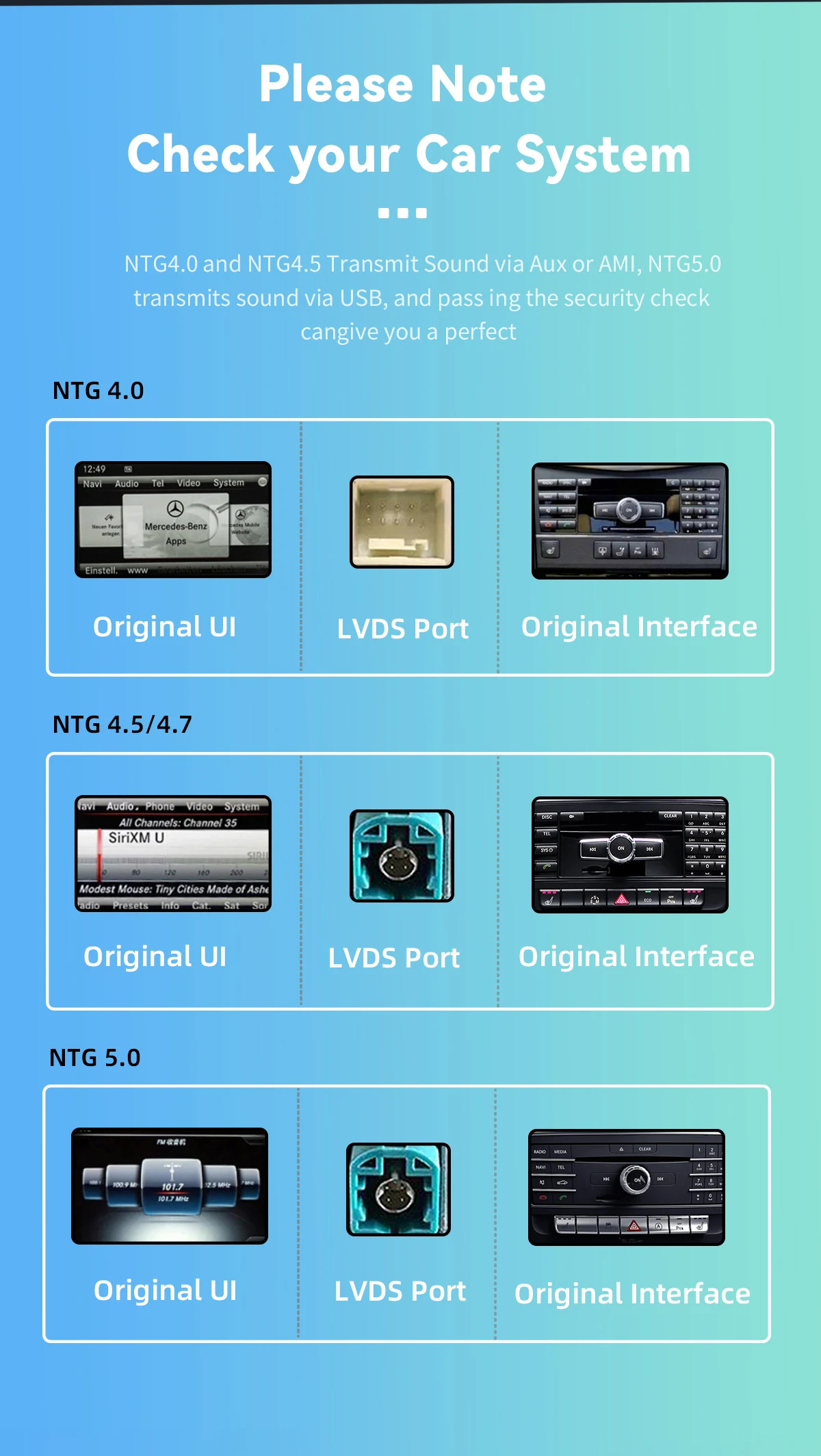 Carplay Android 14 Snapdragon 2015 Autoradio für Mercedes Benz C-Klasse W205 Glc Klasse x253 W446 2013-2017 Multimedia 4g GPS Navi