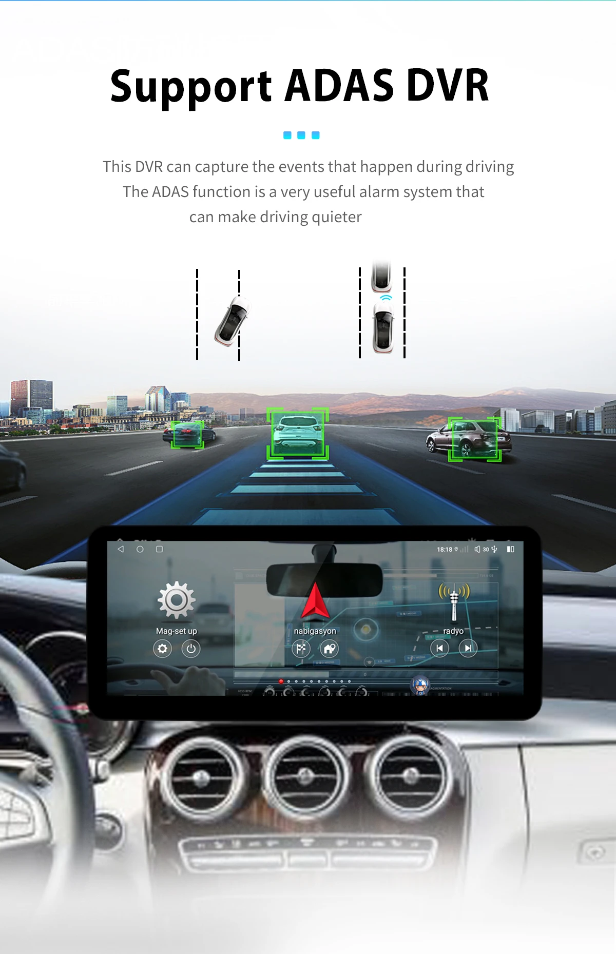 Carplay Android 14 Snapdragon 2015 Autoradio für Mercedes Benz C-Klasse W205 Glc Klasse x253 W446 2013-2017 Multimedia 4g GPS Navi