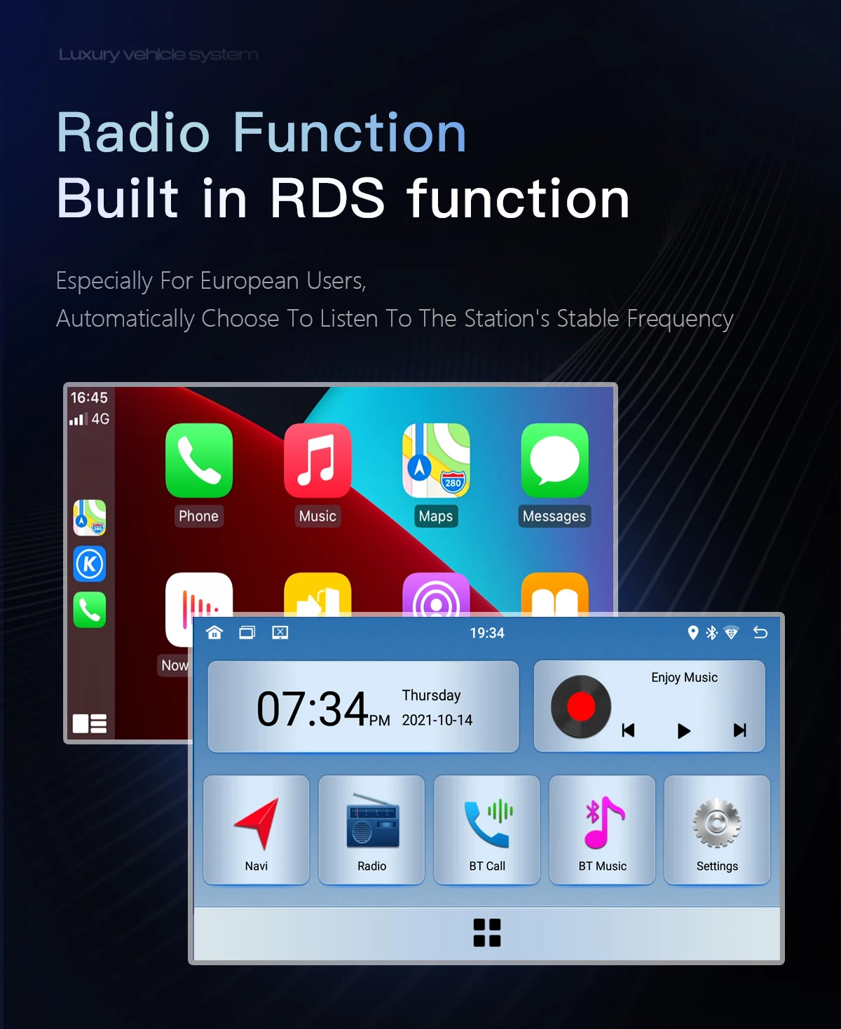 Uckazy 2 din android 14 autoradio für ford focus 2 3 4 mk2 kuga mondeo fiesta transit verbinden S-C max multimedia stereo headunit