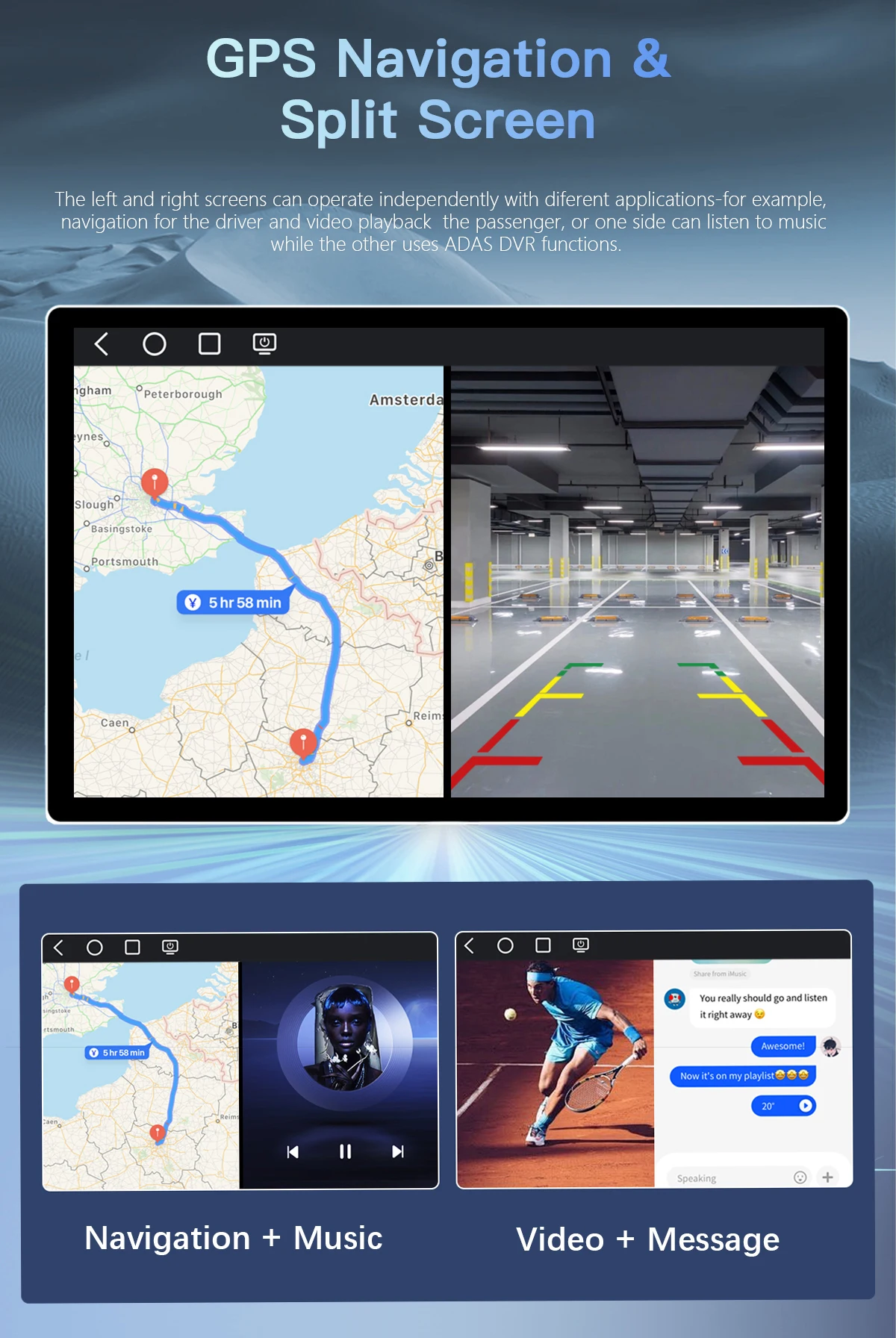 Uckazy Android 14 Autoradio für Ford Focus 2 3 4 MK2 Kuga Mondeo Fiesta Transit Connect S-C MAX Multimedia Stereo HeadUnit