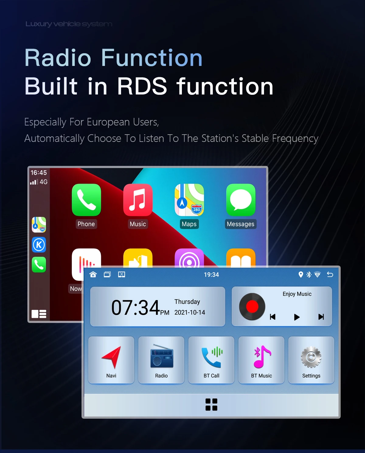 Uckazy Android 14 Autoradio für Ford Focus 2 3 4 MK2 Kuga Mondeo Fiesta Transit Connect S-C MAX Multimedia Stereo HeadUnit