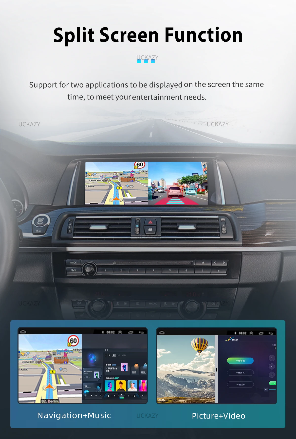 Uckazy 2 din android 14 autoradio für bmw 5 series f10 f11 2013-2016 cic nbt multimedia auto bildschirm gps navigation audio carplay Uckazy 2 din android 14 autoradio für bmw 5 series f10 f11 2013-2016 cic nbt multimedia auto bildschirm gps navigation audio carplay