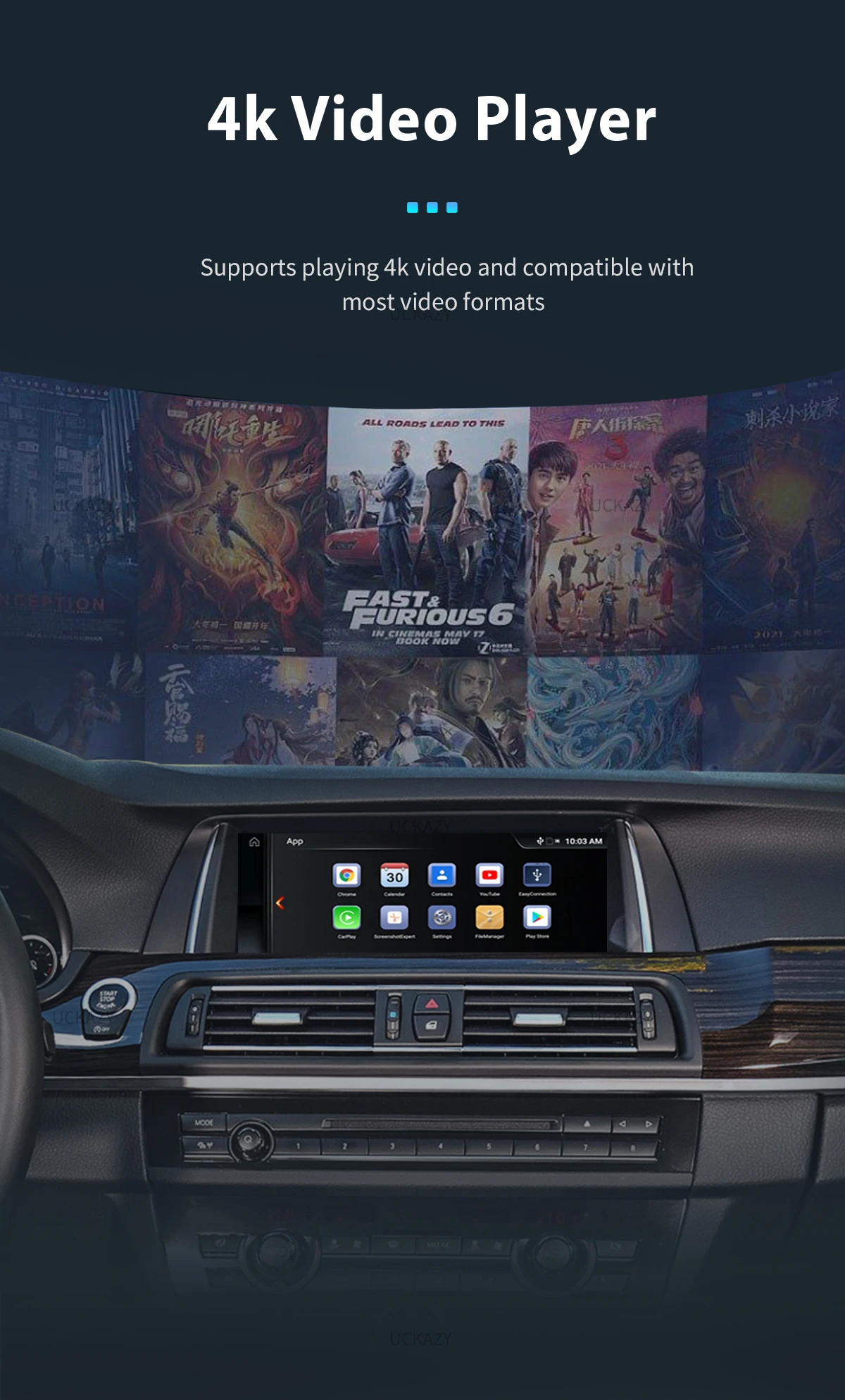 Uckazy 2 din android 14 autoradio für bmw 5 series f10 f11 2013-2016 cic nbt multimedia auto bildschirm gps navigation audio carplay Uckazy 2 din android 14 autoradio für bmw 5 series f10 f11 2013-2016 cic nbt multimedia auto bildschirm gps navigation audio carplay